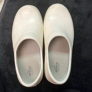 White Crocs